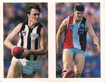1993 Select AFL Stickers #6 Michael McGuane / Robert Harvey Front